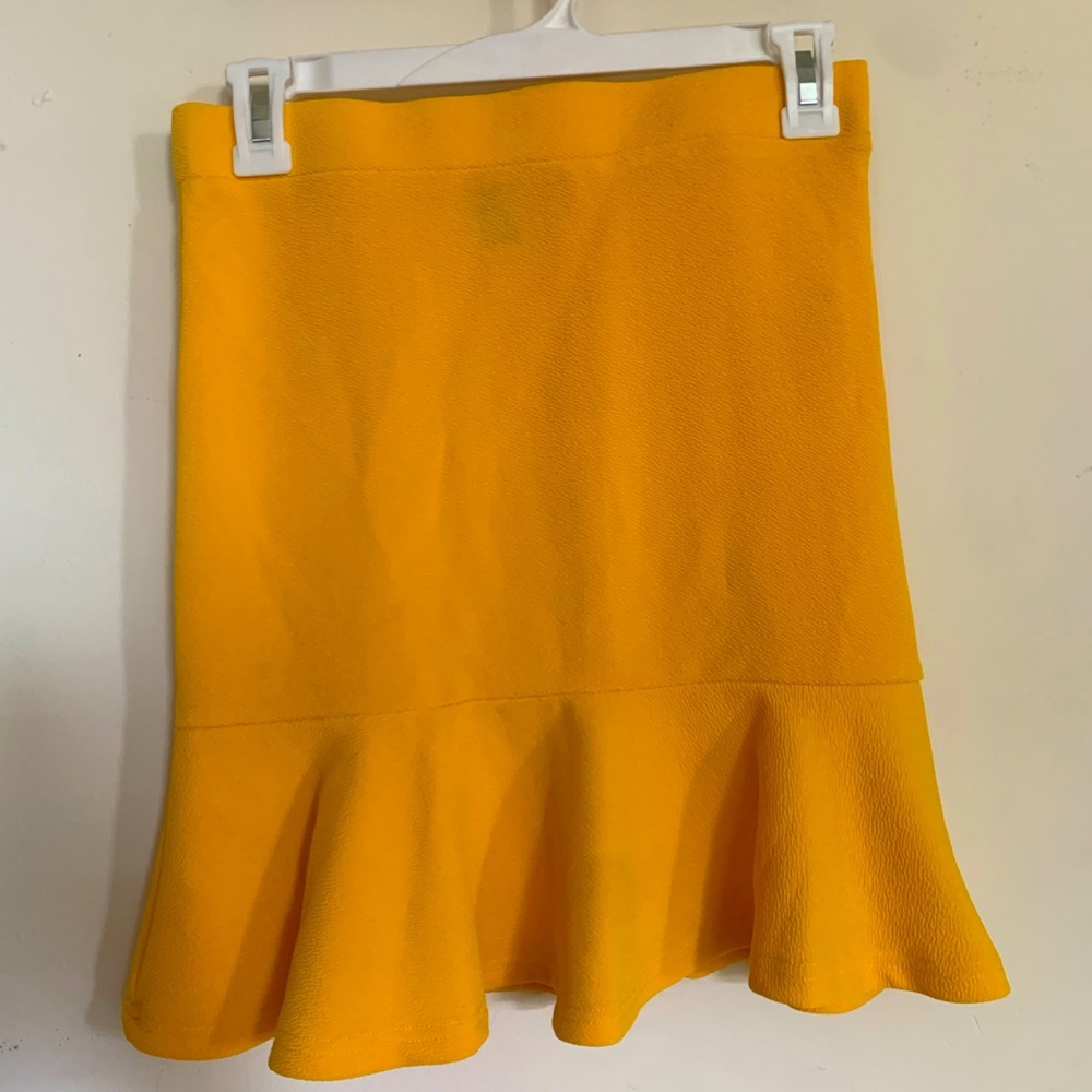 Golden Yellow Tight Skirt Sz. S